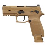 Sig Sauer M18 CSS 9mm Optic Ready Pistol with Modular Polymer Grip – Coyote Tan
