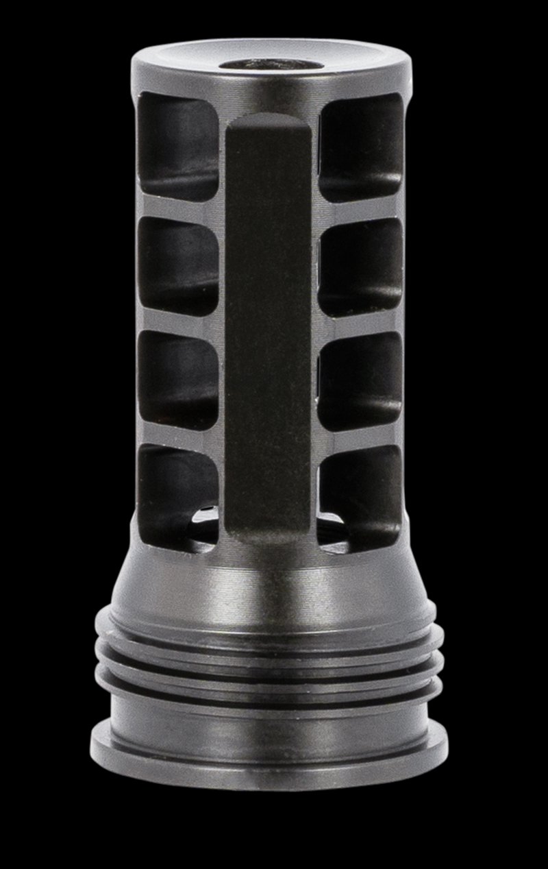Huxwrx QD 762 Muzzle Brake Suppressor Mount 5/8-24 Threads 30 Cal Black