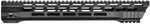 JE Machine Tech M-Lok Free Float Slant Cut Quad Rail Handguard