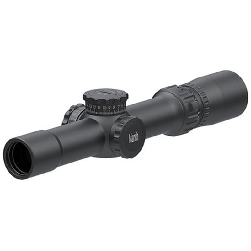 March Compact Tactical 1-10x24 Riflescope MTR-4 Reticle 1/4 MOA