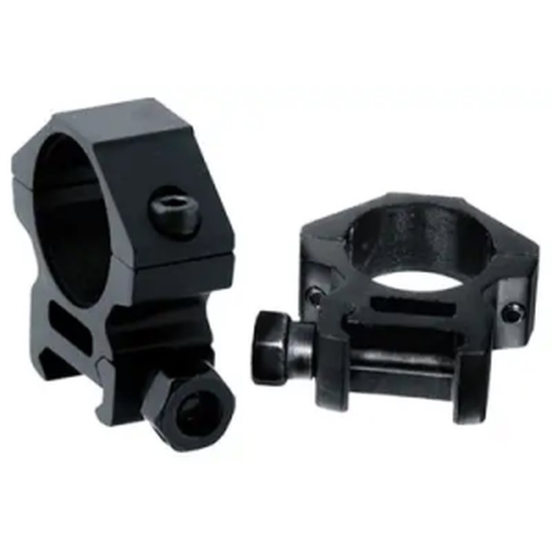 UTG Rings 1 Inch Low Profile Matte Black Picatinny Weaver Rings