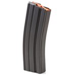ASC AR-15/M4 30 Round 5.56/.223 Black Stainless Mag w/ Orange Follower