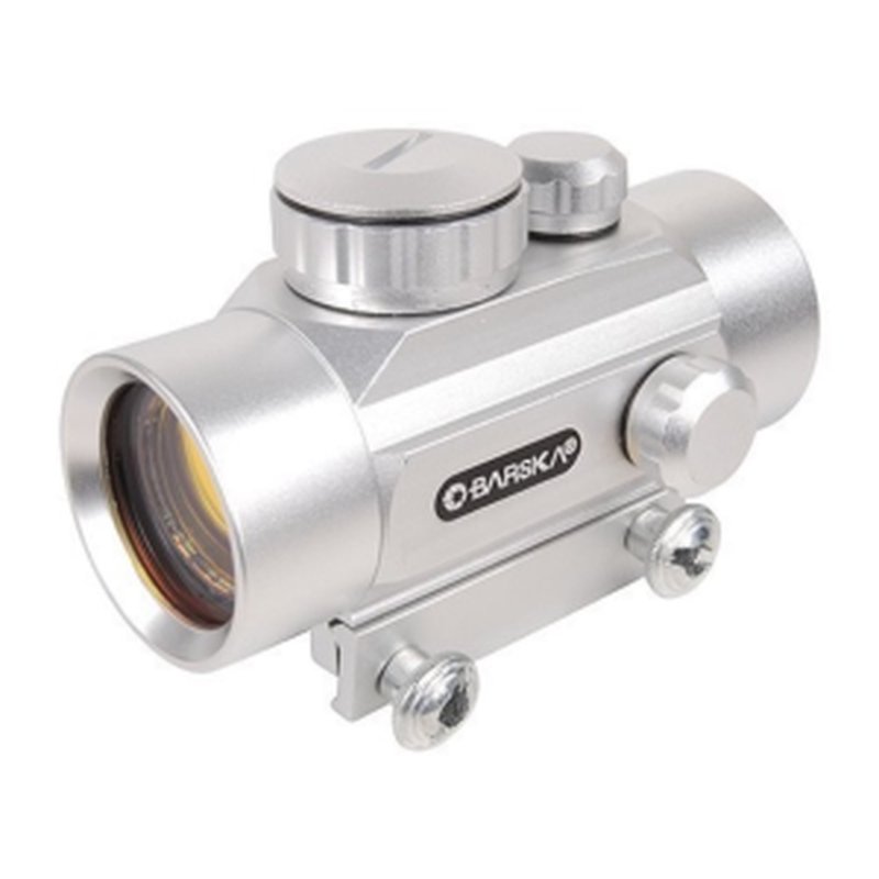 Barska Red Dot Sight 30mm Tube 1x 5 MOA Dot Integral Weaver-Style