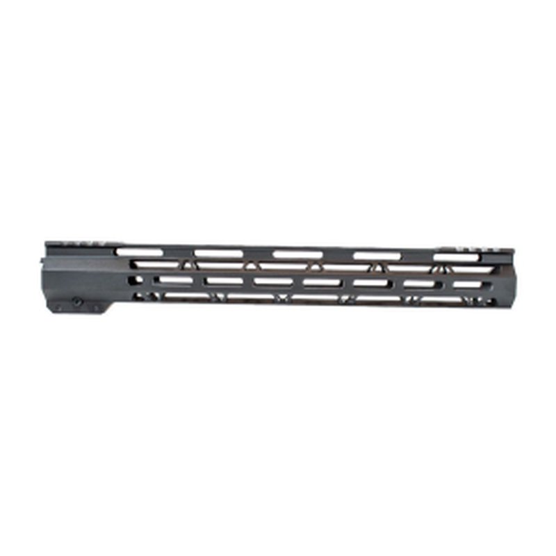 Ultra Lightweight 15" MLOK Split Rail Handguard - Anodized Black