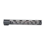Ultra Lightweight 15" MLOK Split Rail Handguard - Anodized Black