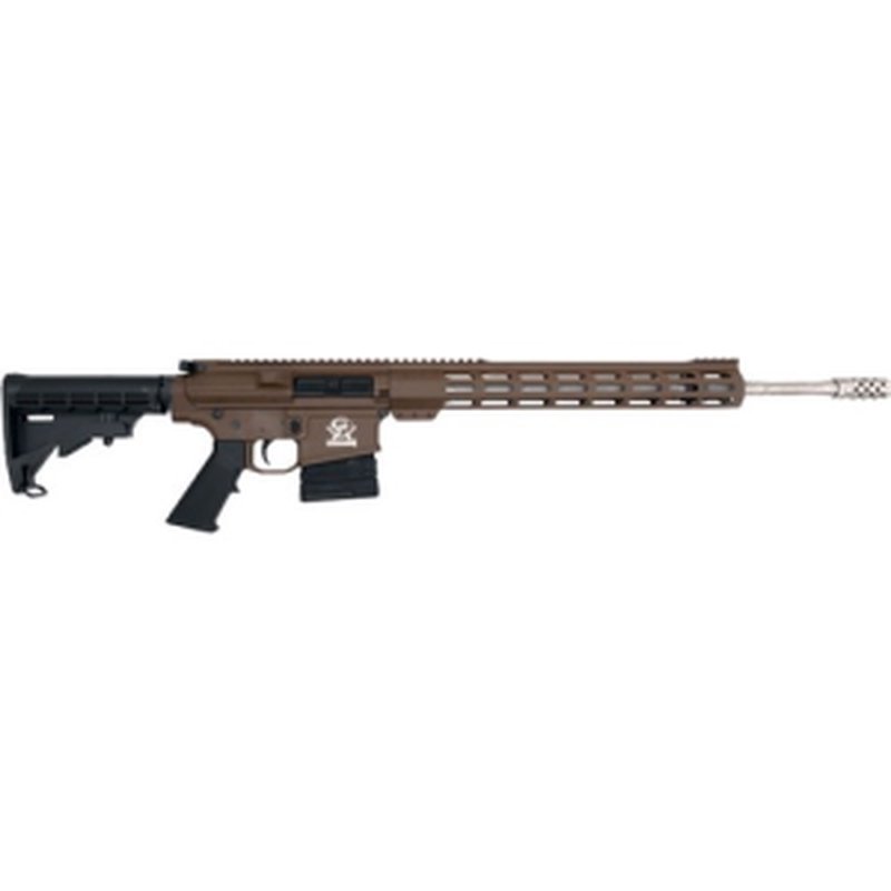 Great Lakes Firearms AR-10 6.5 Creedmoor 20 Inch Rifle Buck Brown