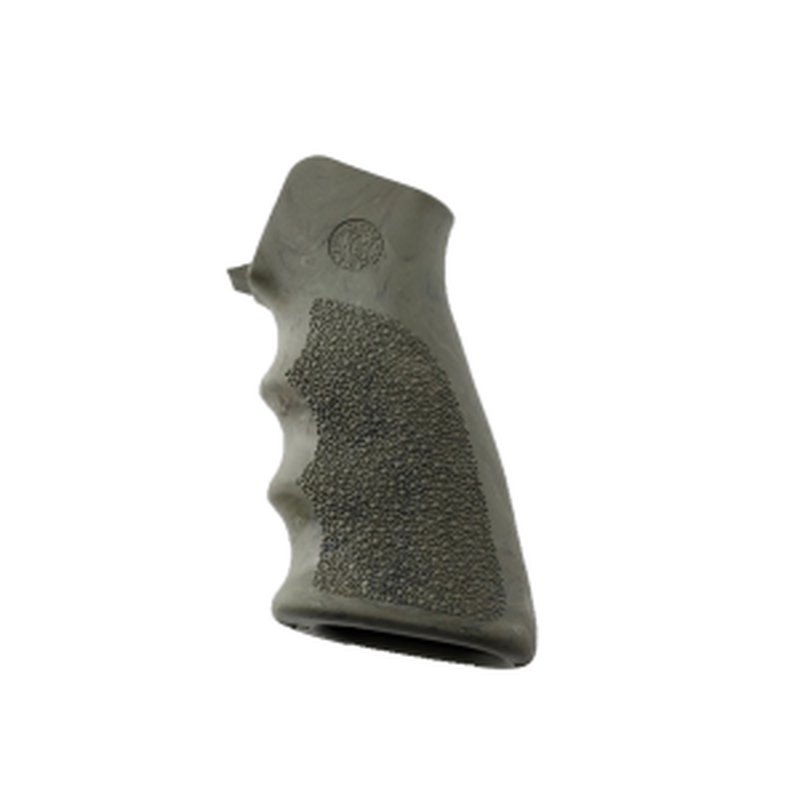 Hogue AR15/M16 Ghillie Green OverMolded Grip with Finger Grooves