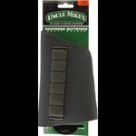 Uncle Mike's 88483 Buttstock Shell Holder made of Neoprene with Black Finish & Sewn-On Elastic Loops Holds up to 6rds for Rifles