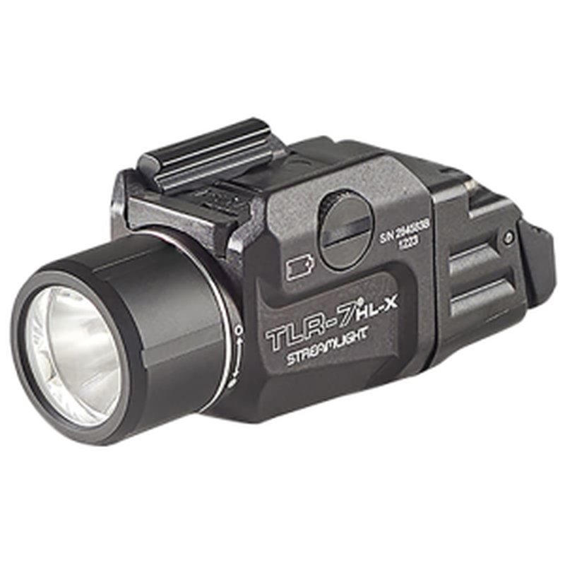 Streamlight 69459 TLR-7 HL-X USB Gun Light Black Anodized 500/1,000 Lumens White LED
