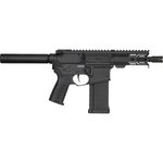CMMG Banshee MK4 32+1 5" Black Nitride Medium Taper Threaded Barrel, EML 4" M-LOK Handguards Black Armor Cerakote Aluminum Picatinny Rail Receiver, Pistol Tube, CMMG Zeroed Grips