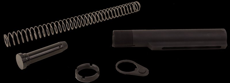 ATI Outdoors Advanced Technology A5101050 Commercial Buffer Tube AR-15 Black Anodized 6061-T6 Aluminum