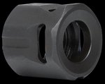 Strike Circle Micro Threaded Pistol Compensator 1/2x28 Black Steel 0.64in
