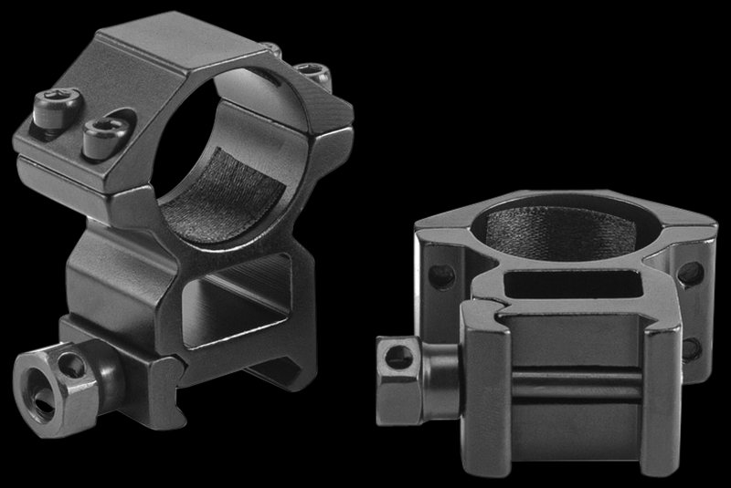 Riton Optics X1M Scope Rings 1 Inch Medium 6061-T6 Aluminum Matte Black Picatinny Weaver