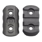 JE Machine M-LOK 3-Slot Picatinny Rail Section 2-Pack