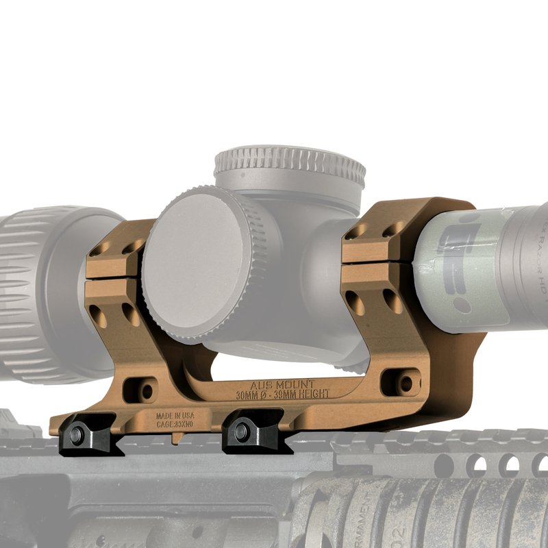 Reptilia AUS 30mm optic mount 39mm height FDE anodize (AUS Mount 100-122)