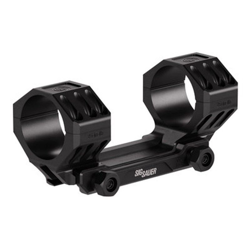 Sig Sauer Alpha5 34mm Scope Mount 1.25in Centerline Height 0 Cant Matte Black SOA54004