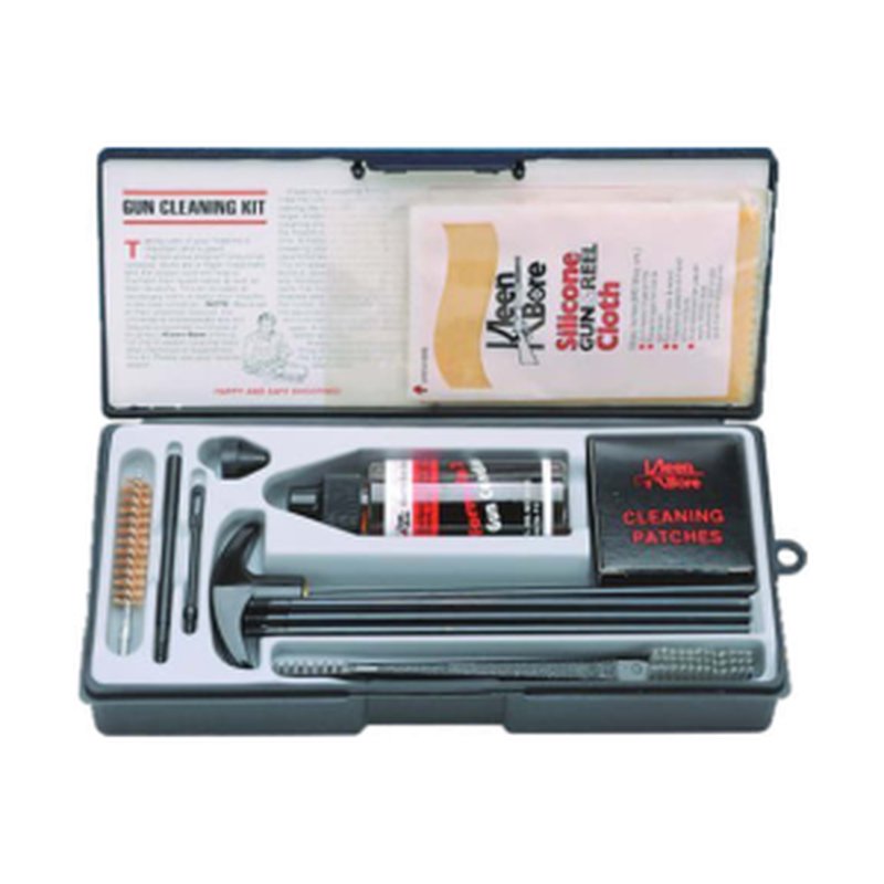 Kleen-Bore K206 cleaning kit w/ steel rod .264/.270/7mm bronze bristles
