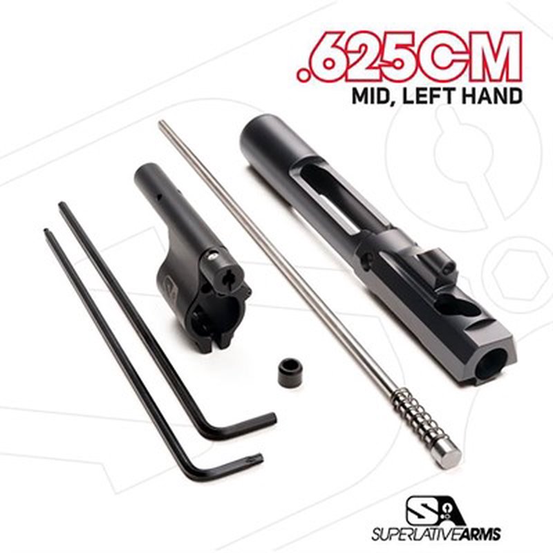 Superlative Arms AR15 .625in Clamp-On Adjustable Piston Gas Block