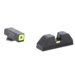 Green Lumi Outline Square Rear Sight (Non-Tritium) for Glock Gen 5