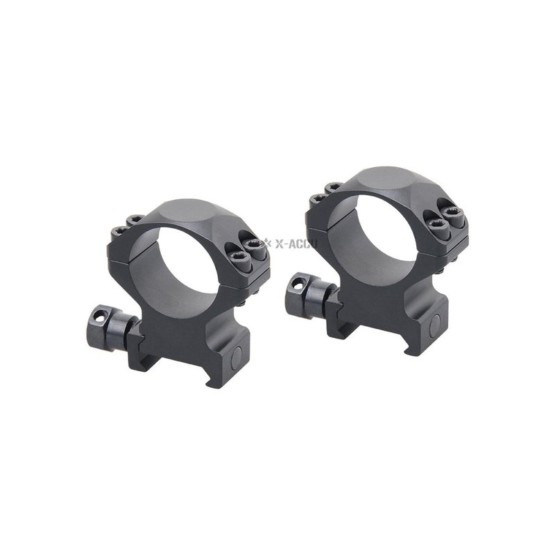 Vector Optics 25.4mm X-Accu 1in Low Profile Picatinny Rings 25.4mm Center Height