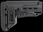 NCStar PCP52 Mil-Spec Collapsible Stock with Cheekpiece and QD Sockets