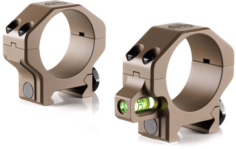 Ruff's Precision Manufacturing 30mm Riflescope Rings w/Co-Linear Bubble Level