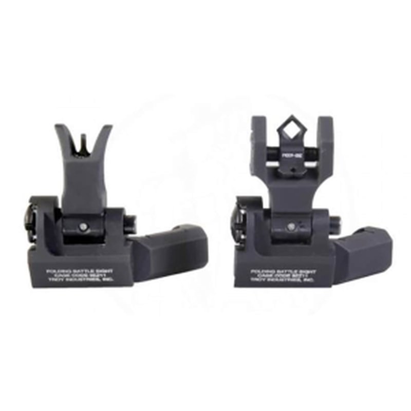 AR-15  Flip-Up 45 Degree Offset Sight Set Black