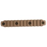 Bravo Company FDE 5.5" Keymod Picatinny Nylon Rail Section