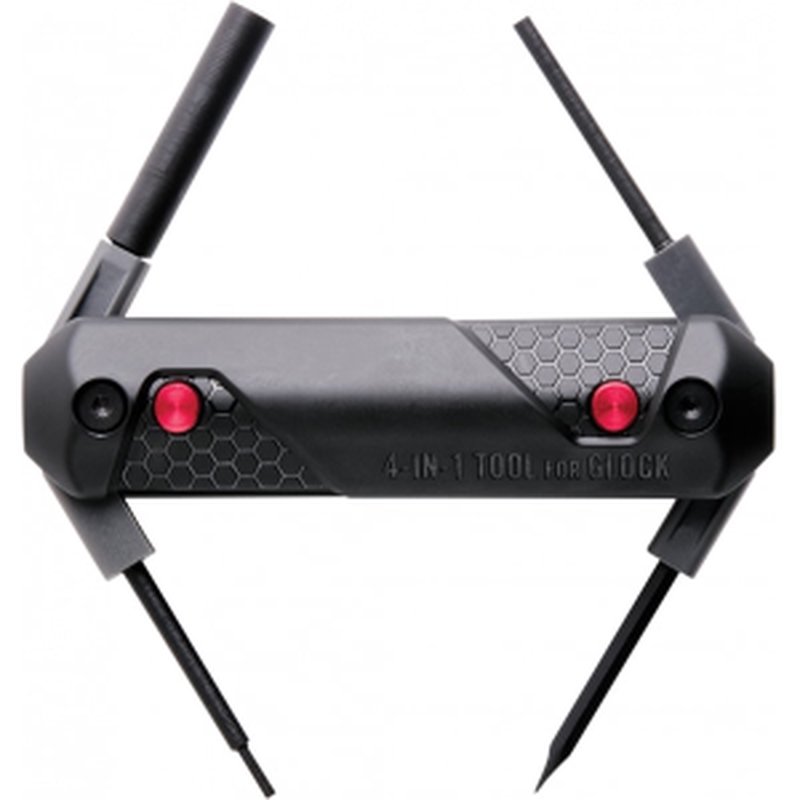 Real Avid AVGLOCK41 4-in-1 Glock tool push-button multi-tool (hex, punch, Allen)