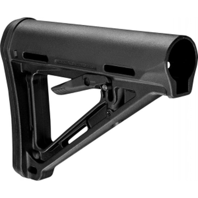 Magpul MAG400-BLK MOE Carbine Stock Black Synthetic for AR-15, M16, M4 Mil-Spec Tube (Tube Not Included)