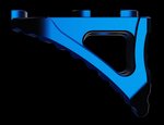 Rise Armament Micro Hand Stop M-LOK Skeletonized Patriot Blue 7075-T6 Aluminum