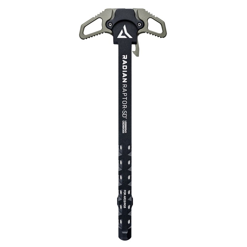 Radian OD Raptor-SD Ambidextrous Charging Handle for AR-15/M16 - Reduced Noise and Recoil - R0376