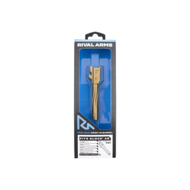 Rival Arms RARA20G801E V1 Gold 9mm Barrel for Glock 48 (4.17in)