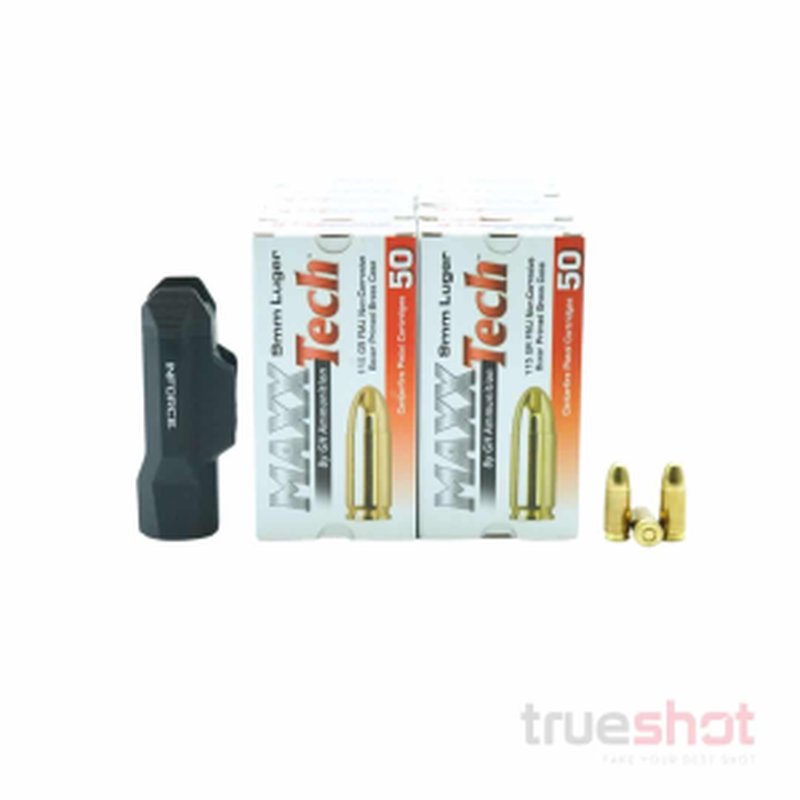 Inforce Wild2 Pistol Light Bundle + 500 Rounds of 9mm Ammo