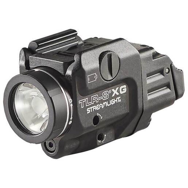 Streamlight TLR-8 X G Laser Light Combo w/ Green Laser Rear Switch, Black