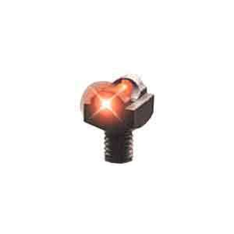Truglo StarBrite Deluxe Bead Front Sight 3/56 Thread Fiber Optic Red