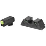 AmeriGlo GL821 Trooper Front/Rear Sight Set for Glock Gen 5 (Green Tritium)
