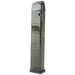 ETS Group 30rd 10mm Auto Extended Glock Magazine Carbon Smoke Polymer