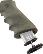 Hogue AR-15/M-16 Rubber Gun Grip with Storage Kit OD Green 15011