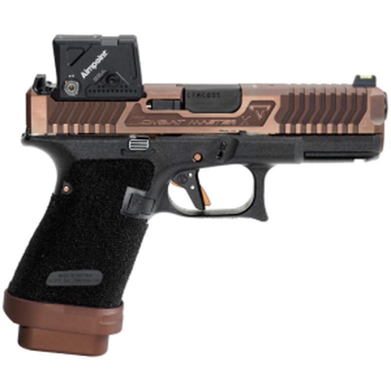 TTI G19 Combat Master X 9mm Pistol w/ Aimpoint COA Copperhead Slide, Timney EFT