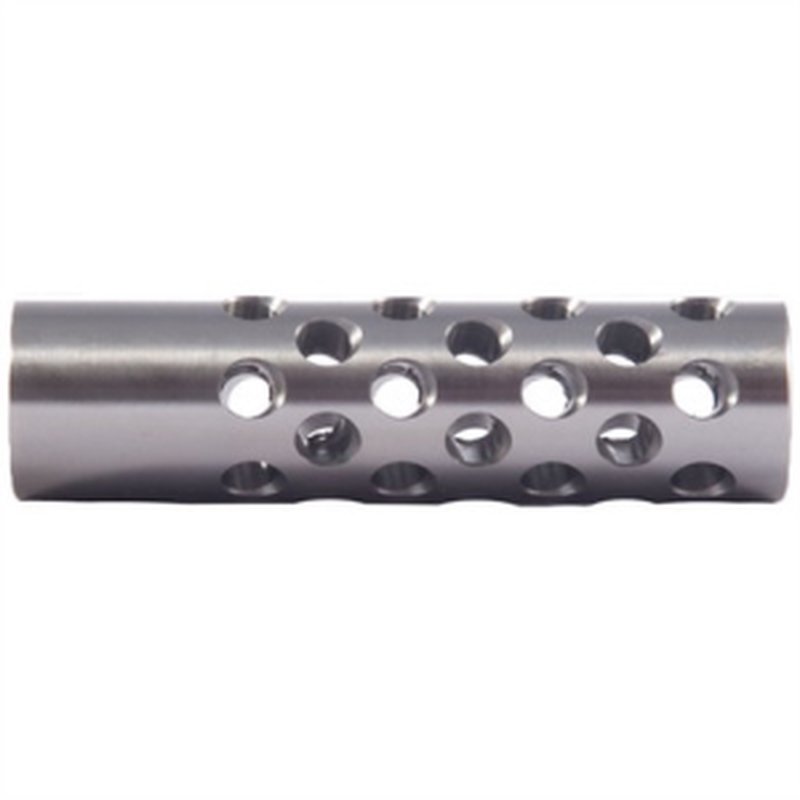 Keeno Arms #2 Muzzle Brake .22 Cal 9/16-24 Chrome Moly Silver (Universal)