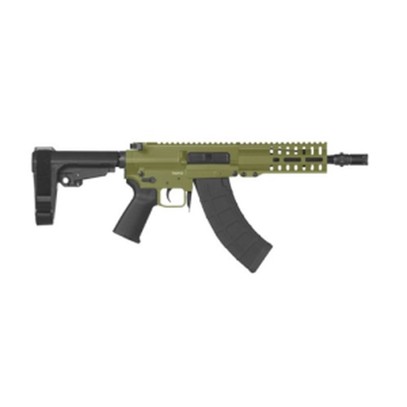 CMMG Banshee 300 7.62x39 8 in Green AR-15 Pistol Ripbrace