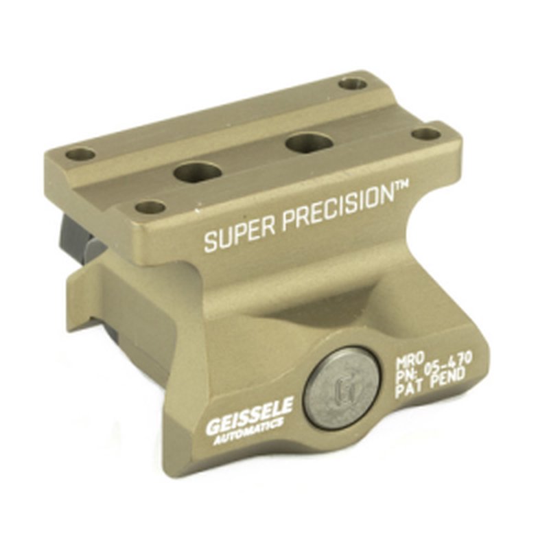 Geissele Automatics MRO Super Precision Mount 3 Shear Lugs, Desert Dirt