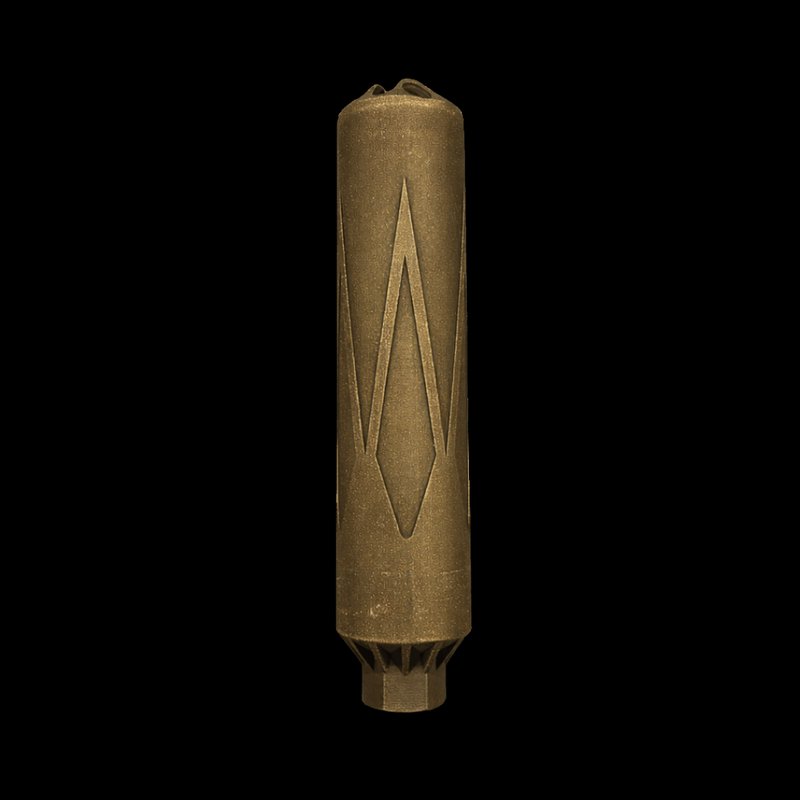 WhisperStrike Trophy 556 Suppressor Direct-Thread 1/2x28 Burnt Bronze