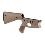 KE Arms KP-15 Polymer Stripped Lower Receiver with Stock (Flat Dark Earth)
