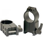 Warne 217LM Maxima Ring 30mm Ultra High Steel Black