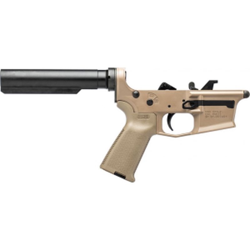 Aero Precision EPC-9 Complete Lower Receiver with Magpul Grip - No Stock - Cerakote FDE - APAR620553