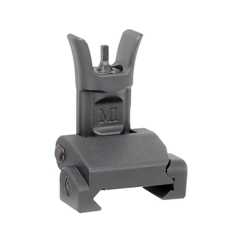 Midwest Industries Combat Flip-Up Front Sight A2 Post Low Profile Mil-Spec Black MICRSF