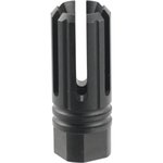 TacFire MZ10053BN 6 Prong Flash Hider Black Nitride Steel with 5/8"-24 tpi Threads, 2.22" OAL & 0.87" Diameter for 308 Win AR-10