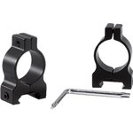 Browning 12564 Weaver-Style Scope Ring Set Browning A-Bolt/BAR/BLR/X-Bolt Weaver Low 30mm Tube Matte Black Aluminum